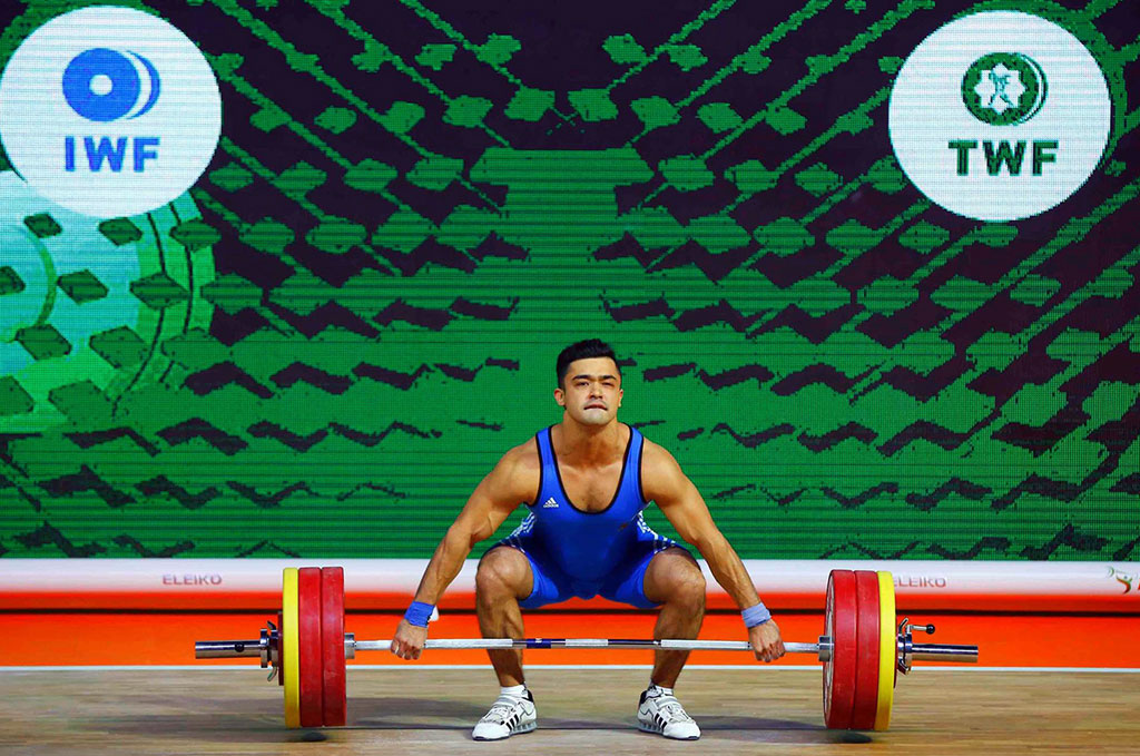 Туркменский тяжелоатлет Реджепбай Реджепов остановился в шаге от пьедестала на ЧМ-2018